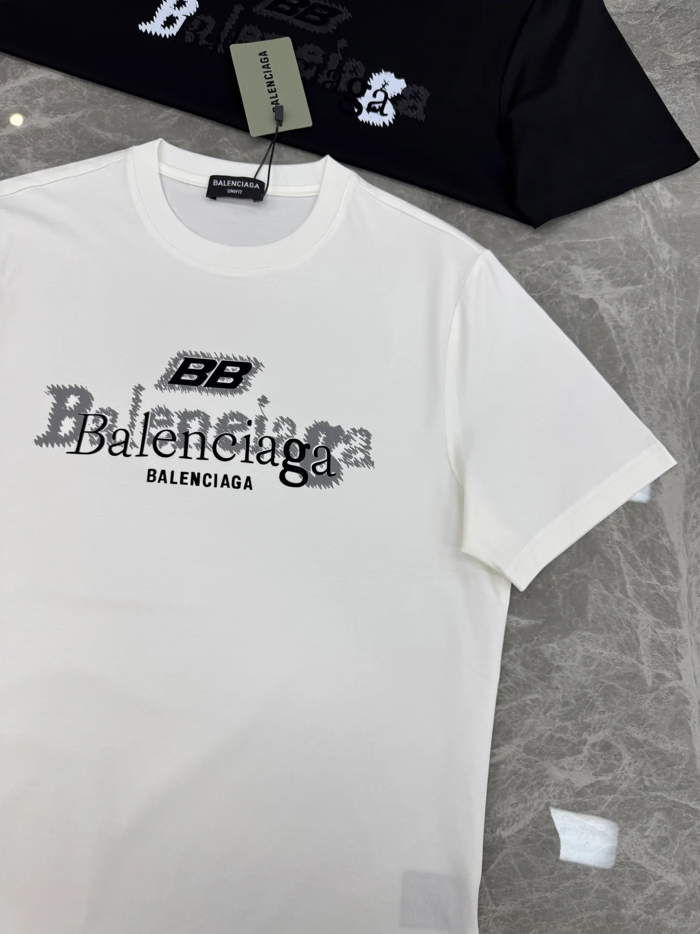 ⚜️Balenciaga New Arrival T ❤️ 190g ， . Breathable， ！ “BB” ， ， ✨ ！ ：Black.White.Sizes：M-3XL ！（S 4XL ）175/145 XL